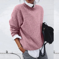 DOREEN - WEICHER UND WARMER KASCHMIRPULLOVER – Rosa
