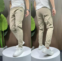 Leon | Premium Herren Cargo-Stretchhose – Beige