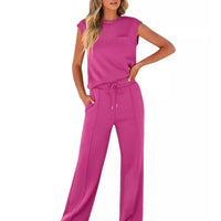 Soraya | Lässiges Sommer Set weich und modern – Knalliges Pink