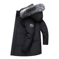 Crosby - Herrenjacke mit Kapuze – Schwarz / Grau