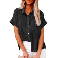 Evie - Anspruchsvolle Bluse – Schwarz