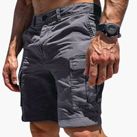 Cargo Shorts für Herren – Outdoor, Freizeit & Mehrtaschen Stil – Grau