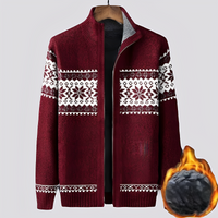 Charley - Komfortabler und warmer Pullover – Dunkelrot