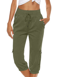 Komfortable Damen Freizeithose für den Alltag – Dunkelgrün
