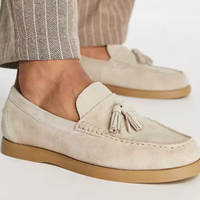 Herren Klassische Tassel Halbschuhe | Bequeme – Weiß