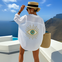 Esma™| Boho-Chic Bluse – Weiß