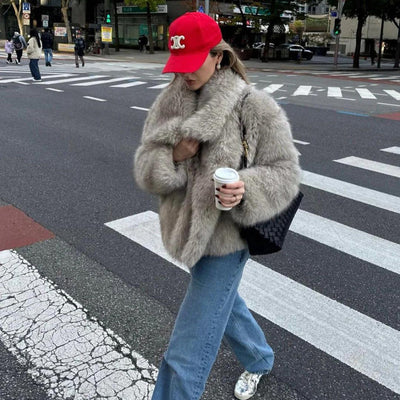 Withese | Kurze Pelzjacke für Damen