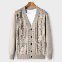 Amedeo - Strick-Cardigan – Beige