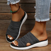Irina | Damen Orthopädische Slide Sandalen Slip-On Komfort Sommer – Blau