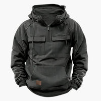 Julian | Premium Taktische Hoodie – Grau
