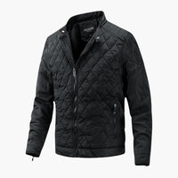 Johan - Karierte Jacke – Schwarz