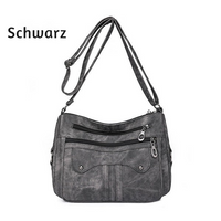 DANIELA - LÄSSIGE WASSERDICHTE TASCHE – Schwarz