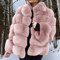 Bosmy | Hochwertiger Wollmantel für warme Wintertage – Rose