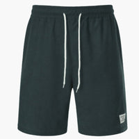 Herren Shorts aus Cord mit elastischem Bund für den Sommer – Dunkelgrün