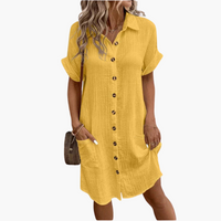 Johanna | Polokleid – Gelb