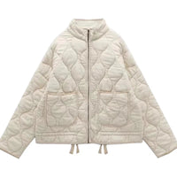 Mia | Trendige und elegante Winterjacke – Aprikose