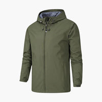 Wasserdichte Regenjacke für Herren mit Atmungsaktivem Material – Grün