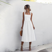 Gisele | Lockere Sommer-Damenkleider – Weiß