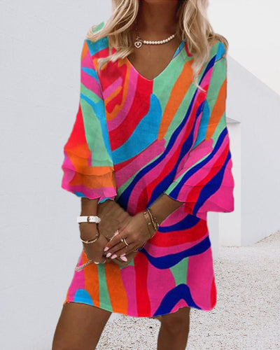 Morisa - Kleid mit Glockenärmeln
