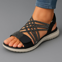 Sanarita - Orthopädische Sandalen – Schwarz