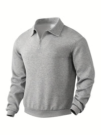 Rico Pullover - Eleganter warmer Winterpullover für Männer – Grau
