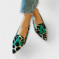 Nina | Elegante Slipper für Damen mit modernem Stil – Grün