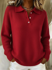 Hayden Nova™ | Weicher Strick-Polo – Rot