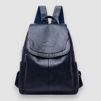 Milan | Lederrucksack für stilvolle Frauen – Marine