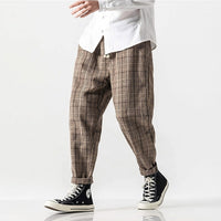 Kosei | Bequeme Baumwollhose – Braun