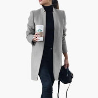 Trenchcoat im Casual Stil für Damen – Grau