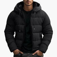 Luca | Ultra-warme Gefütterte Winterjacke – Schwarz