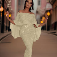Heidi-Mode | Hochwertiges Abendkleid – Gold