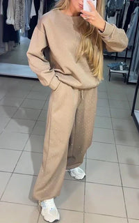 LUMINA – Glänzendes Lounge-Set – Khaki