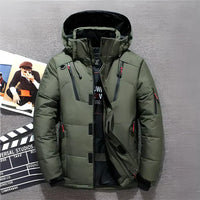 Herren Winterjacke | Steppjacke Mit Kapuze Und Taschen – Grün