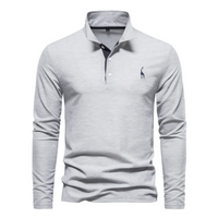 Herren Bequeme Polo Hemd | Lässig – Grau