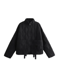 Ameera – Stilvolle Baumwolljacke – Schwarz