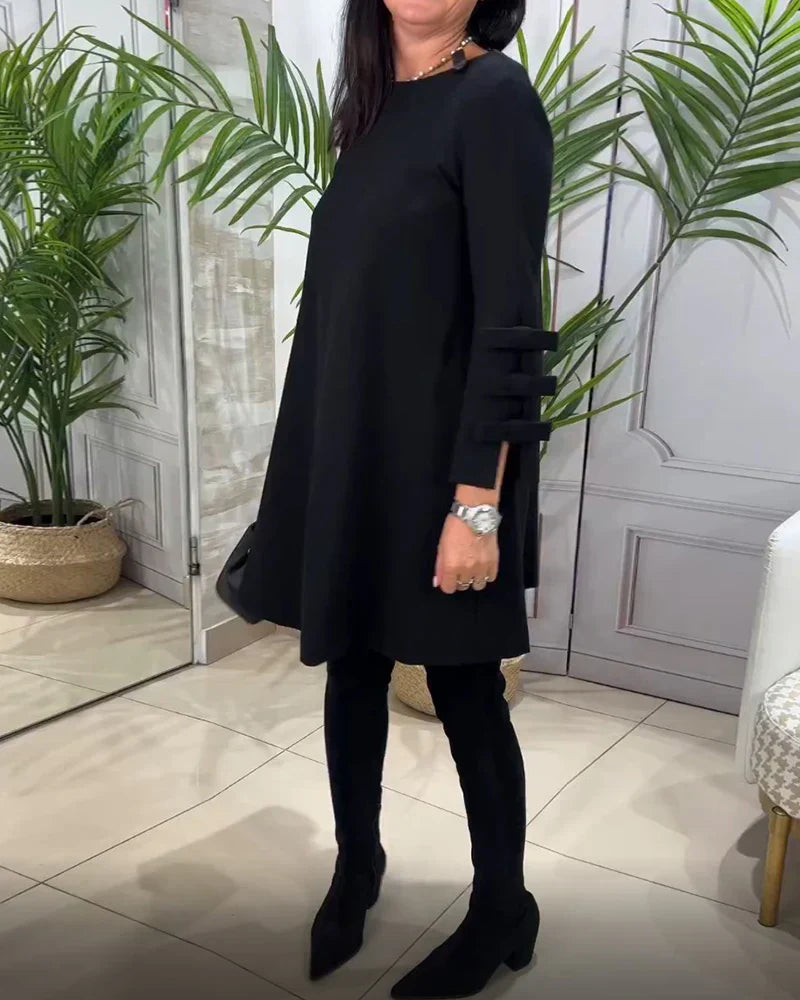 Ava - Langärmliges, lässiges Kleid