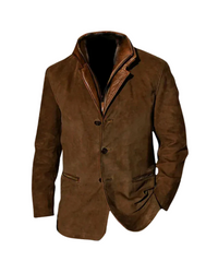 Alois® | Vintage-Jacke – Braun