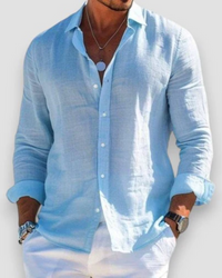 Casual Men's Shirt – Blau