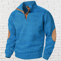 Dominik-Josef® | Pullover Mit Stehkragen – Blau