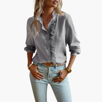 Susanne | Elegante Bluse – Grau