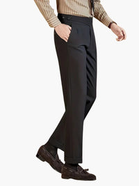 Sander | Herren Winter Business Hose – Schwarz