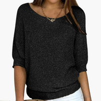 Hanna | Eleganter Pullover – Schwarz