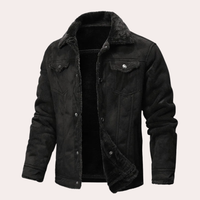 Marlow Shearling Jacket – Schwarz