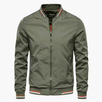 Strukturierte Jacke für Herren – Grün