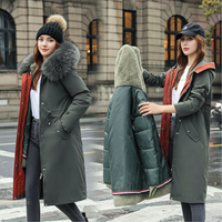 Frostra™ - Damen Winterjacke mit Kapuze und Weichem Kragen – Dunkelgrün