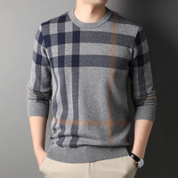Anthony | Lässiger Pullover mit Rundhalsausschnitt – Grau