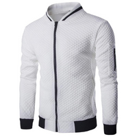 Pullover Herren Mit Reißverschluss | Modernes Cardigan Design – Weiß