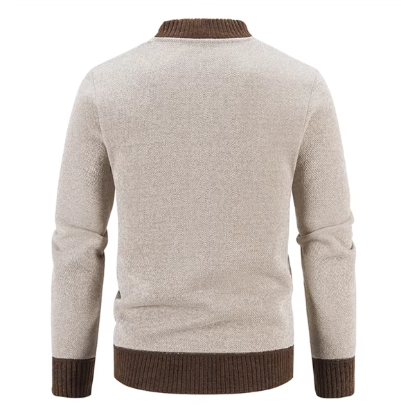Lasenna | Stilvolle Herrenstrickjacke mit Reißverschluss