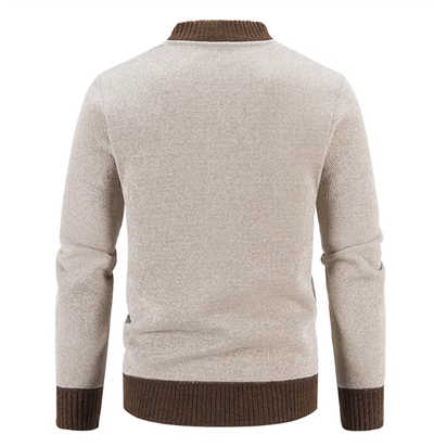 Lasenna | Stilvolle Herrenstrickjacke mit Reißverschluss